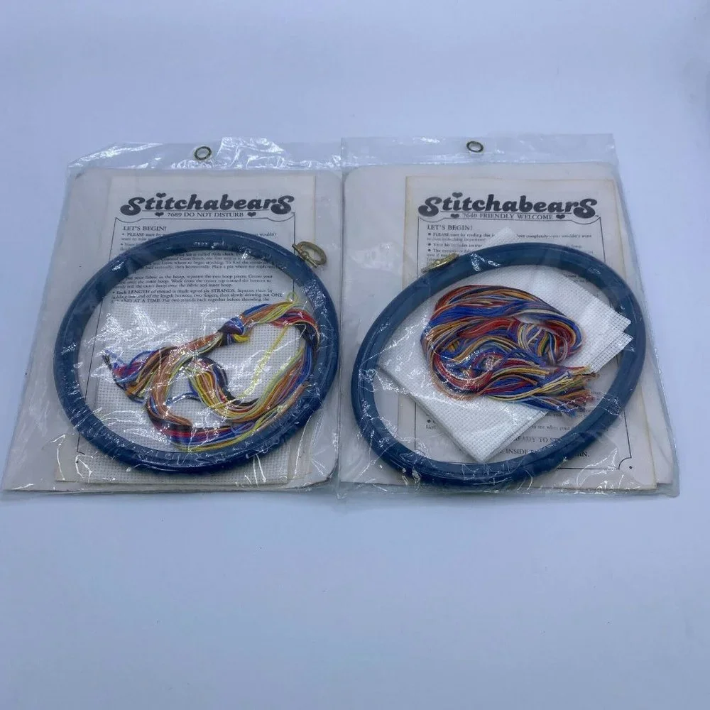 VINTAGE STITCHA BEARS COUNTED CROSS STITCH 